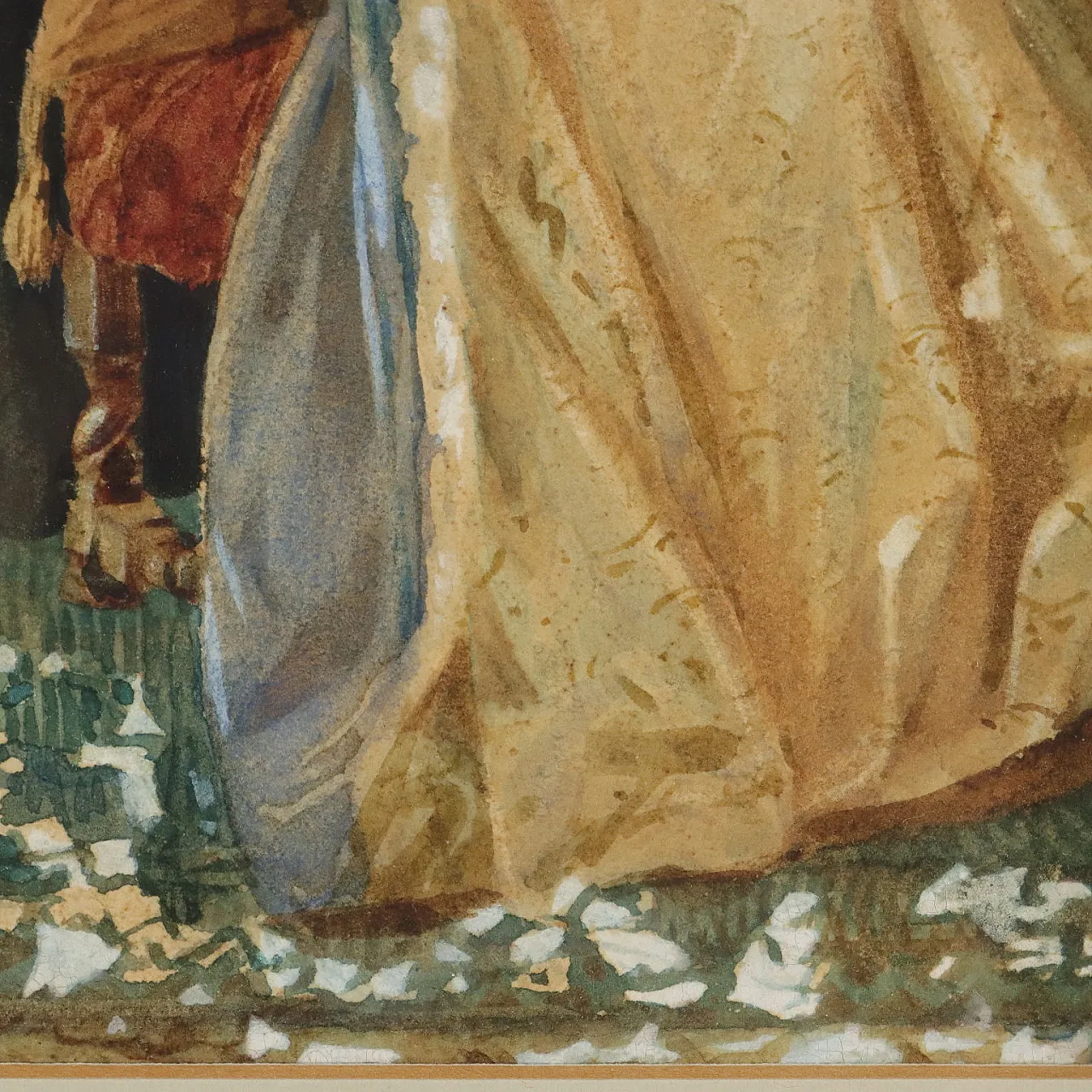 Pietro Michis, mixed media on paper, 19th century 6