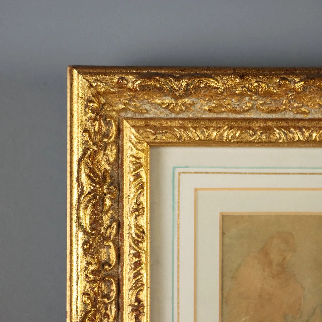 Pietro Michis, mixed media on paper, 19th century 9