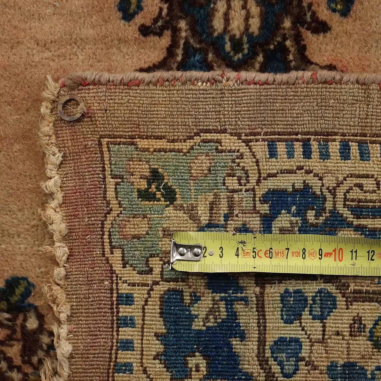 Kerman cotton and wool rug with fine knot, late 20th century 7