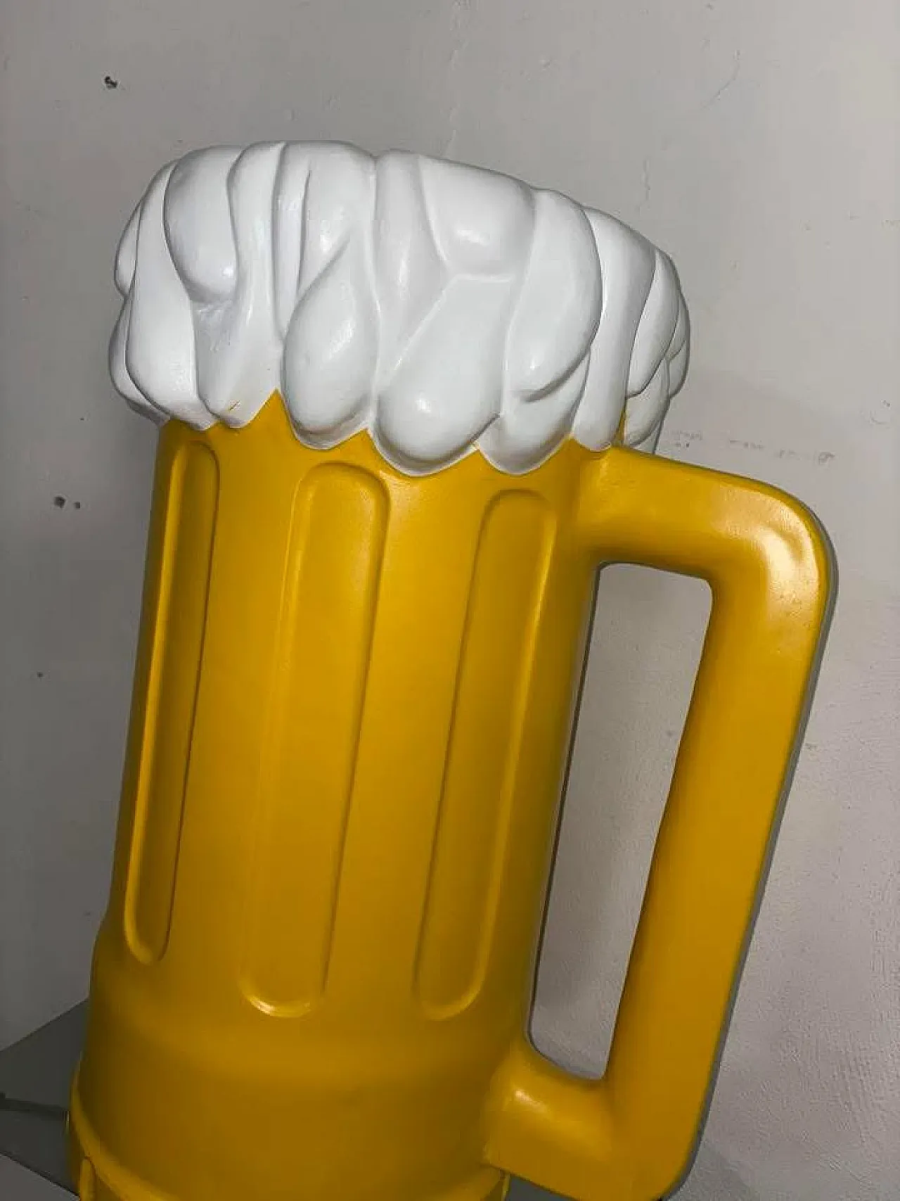 Fiberglass beer mug, 70s 2