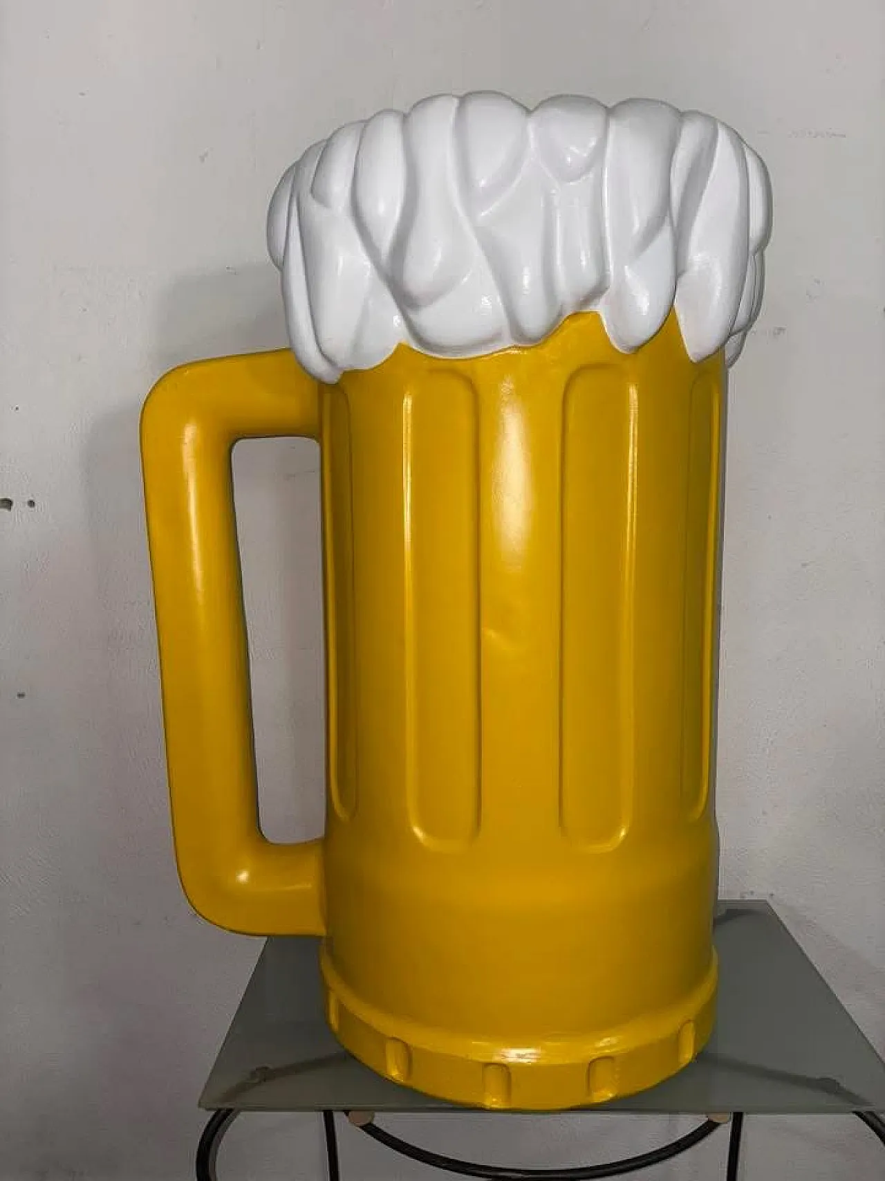 Fiberglass beer mug, 70s 3