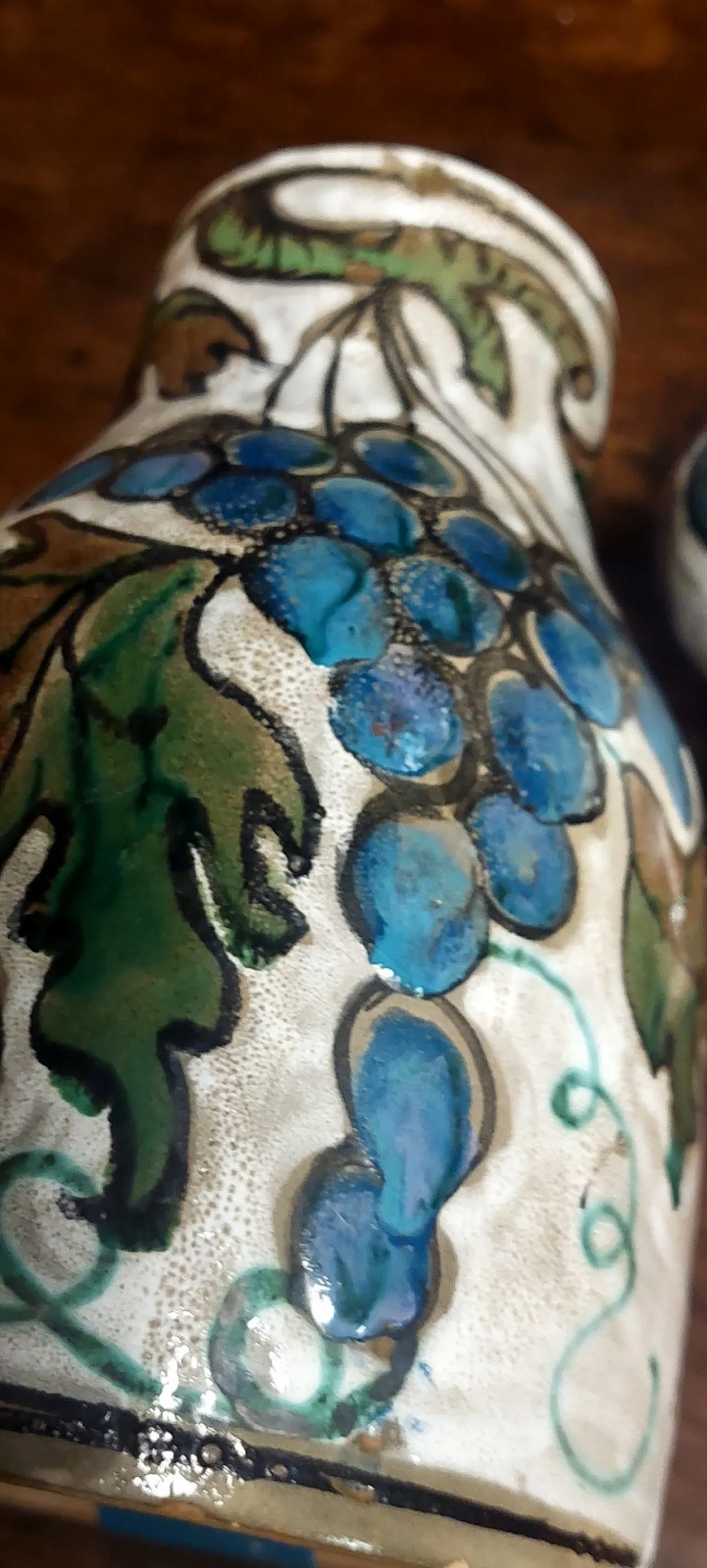 Schiavon Elio Herart, bottiglia scultura in ceramica smaltata, anni 70 8