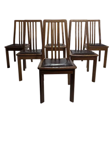 6 Dining Chairs by Mobilgirgi, 70s