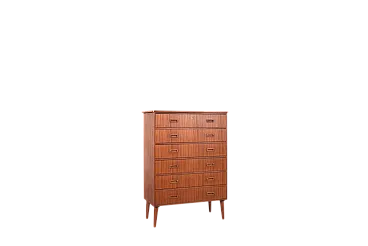 Mid-Century Danish Teak Chest of Drawers, 1960s