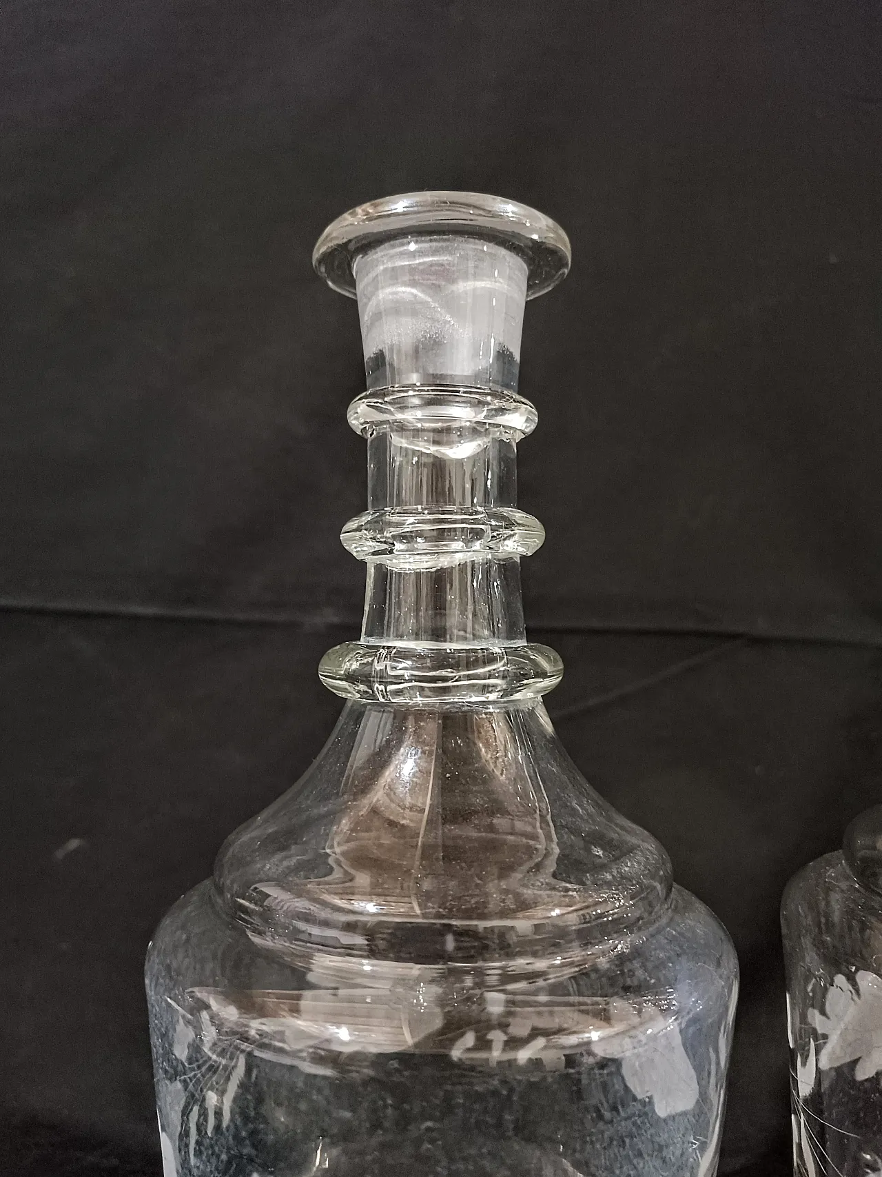Coppia Bottiglie Decanter Inglesi Georgiane Giorgio III, 7
