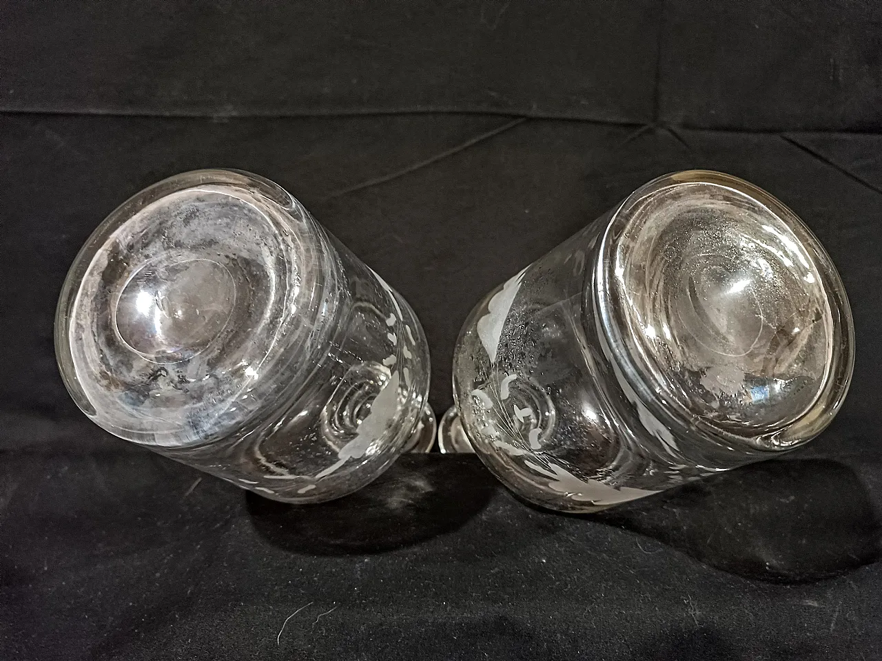 Coppia Bottiglie Decanter Inglesi Georgiane Giorgio III, 13