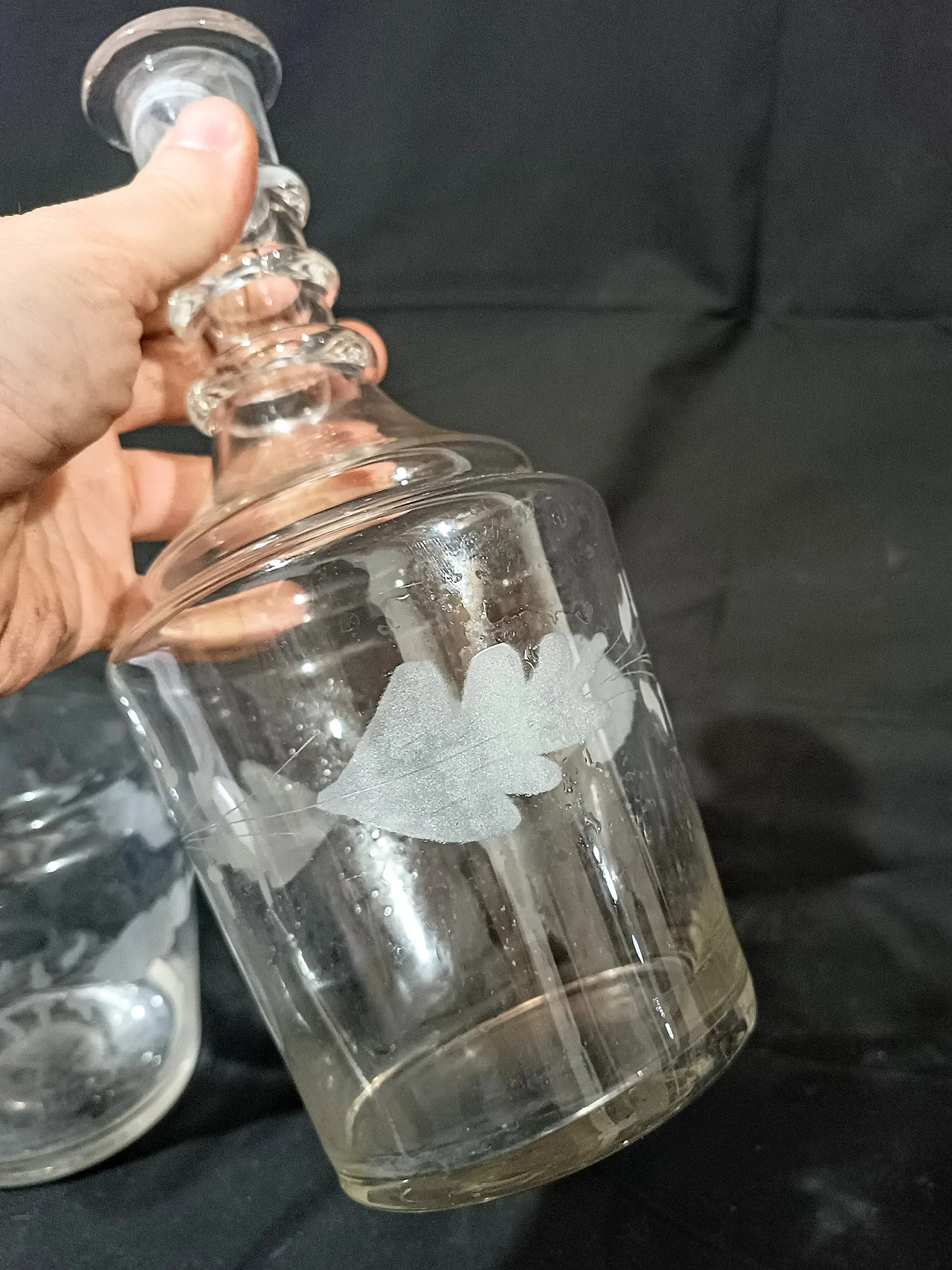 Coppia Bottiglie Decanter Inglesi Georgiane Giorgio III, 21