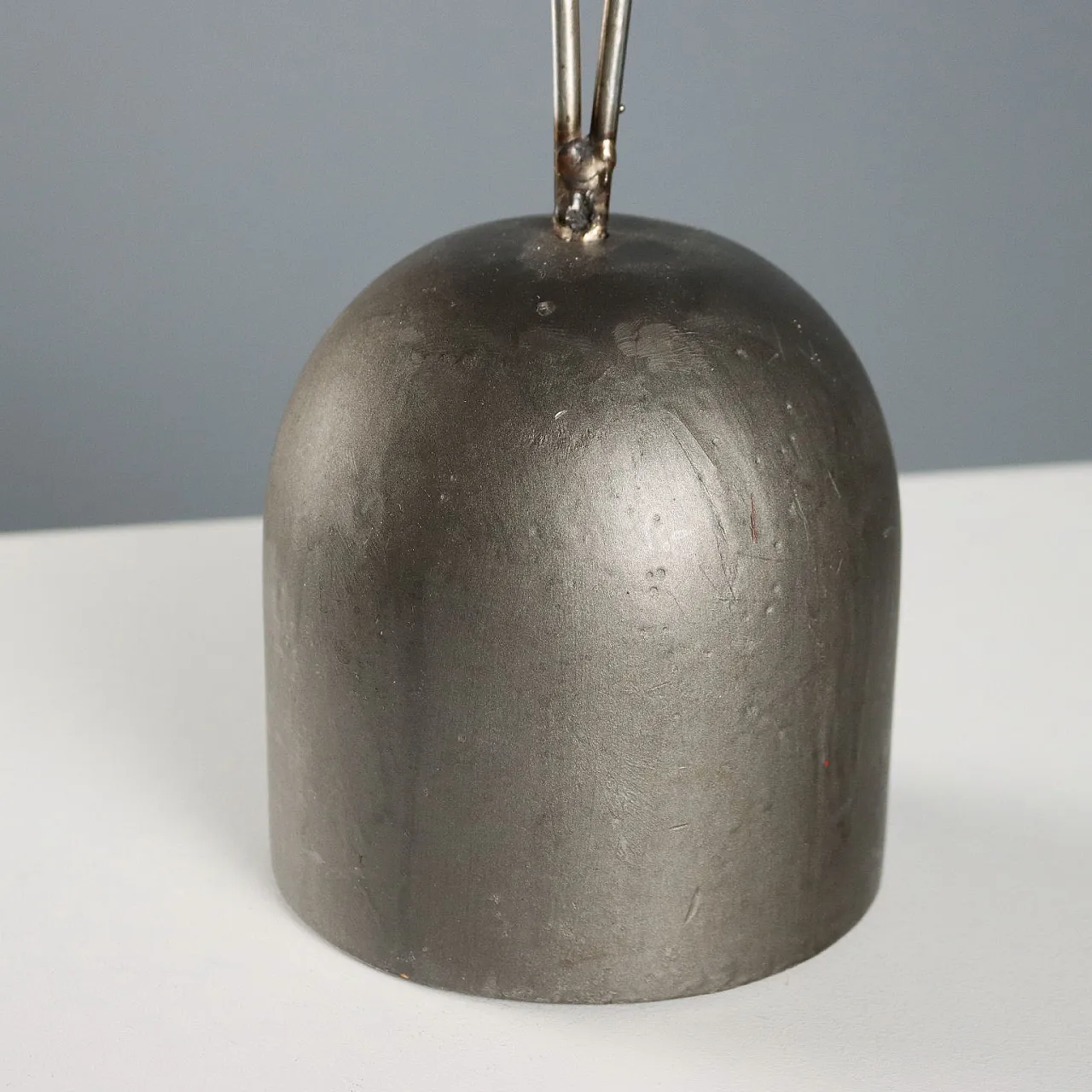 Welded sheet metal on a painted wood base, 20th century 6