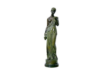 Bronze sculpture, Hebe the Greek goddess by James Hunt, 19th century