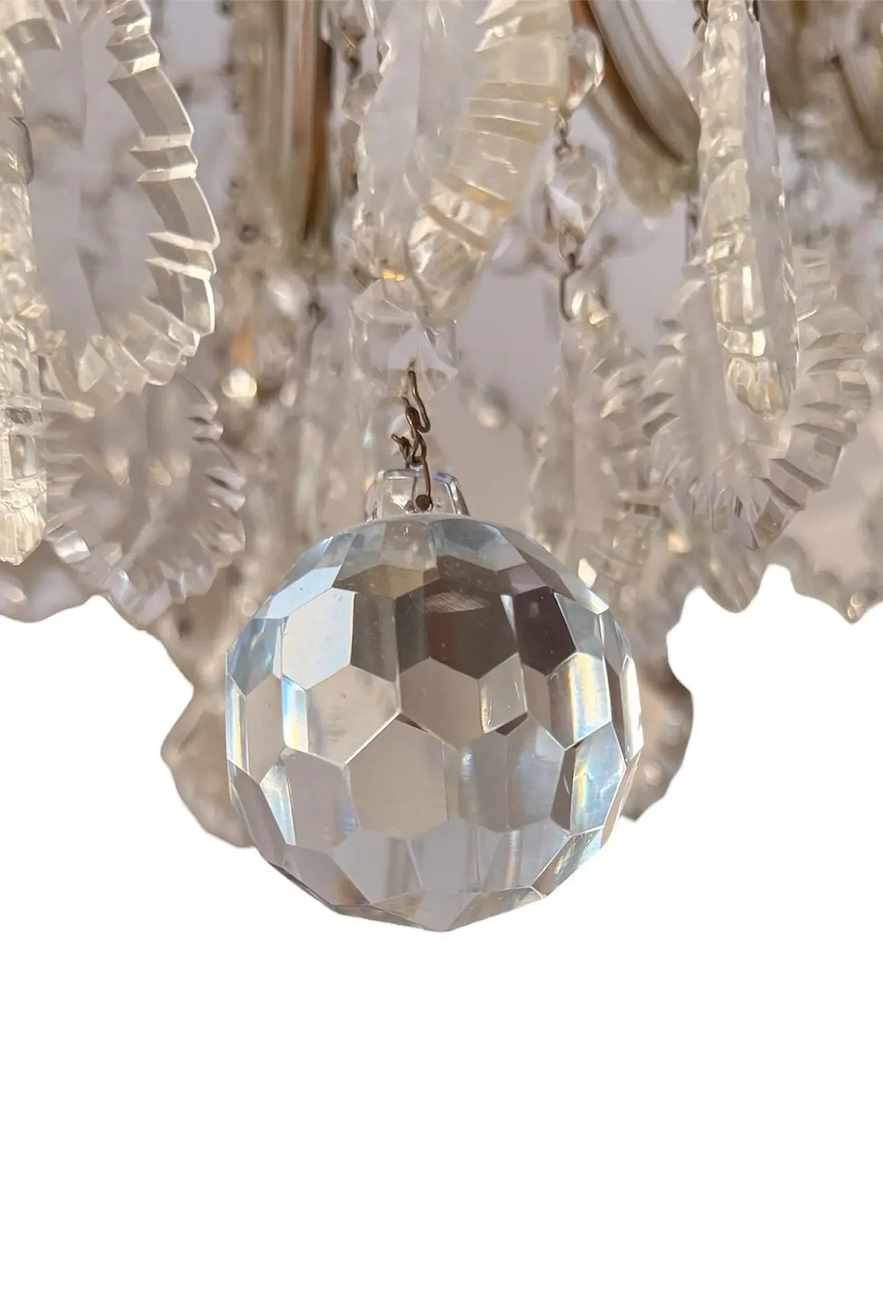 Maria Teresa style glass chandelier, early 20th century 9