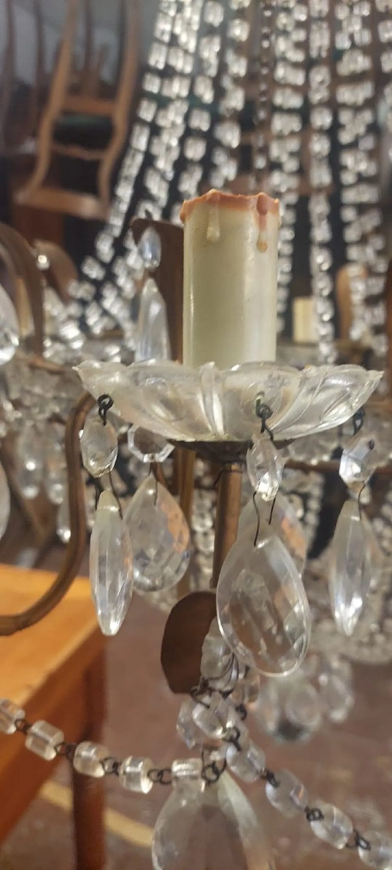 Lampadario a forma di mongolfiera, fine '800 6