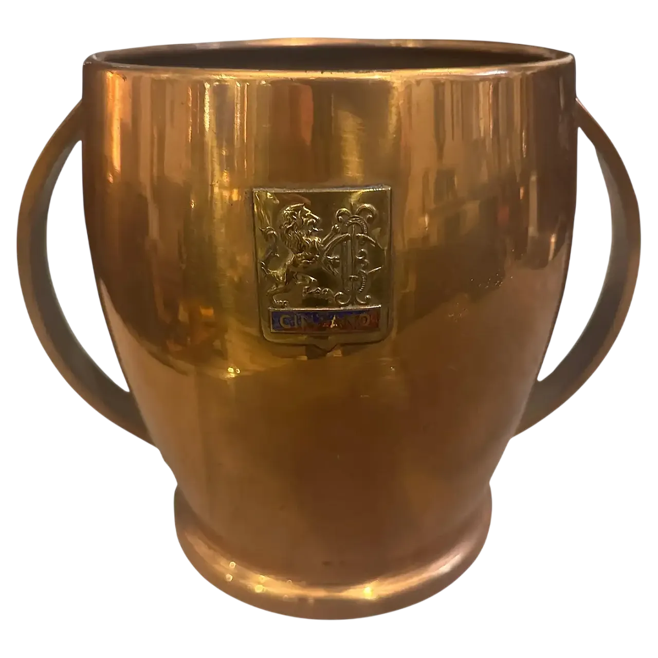 Mid-Century Modern copper wine cooler by Cinzano, 1950s 13