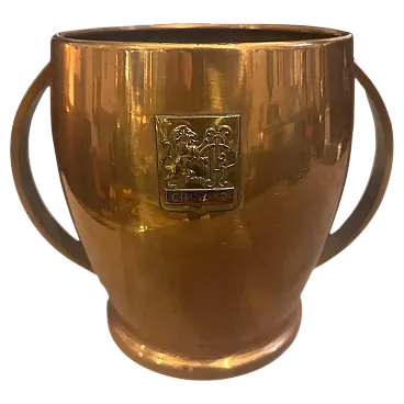 Mid-Century Modern copper wine cooler by Cinzano, 1950s