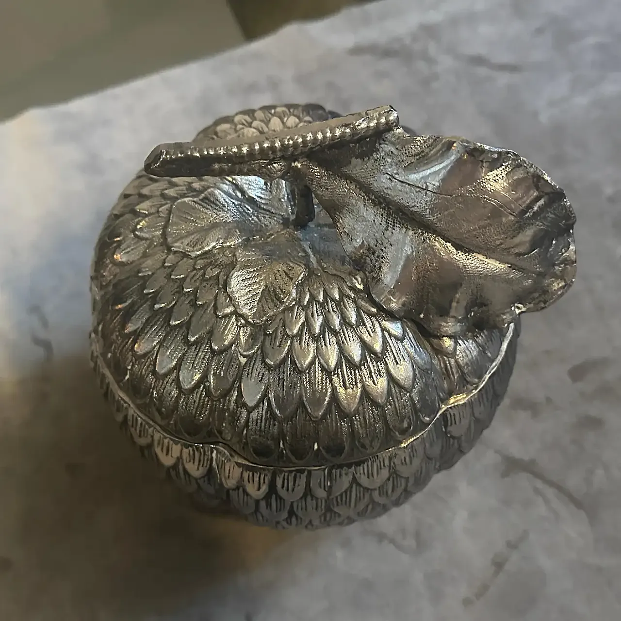 Secchiello per il ghiaccio in peltro di Mauro Manetti, anni '70 2