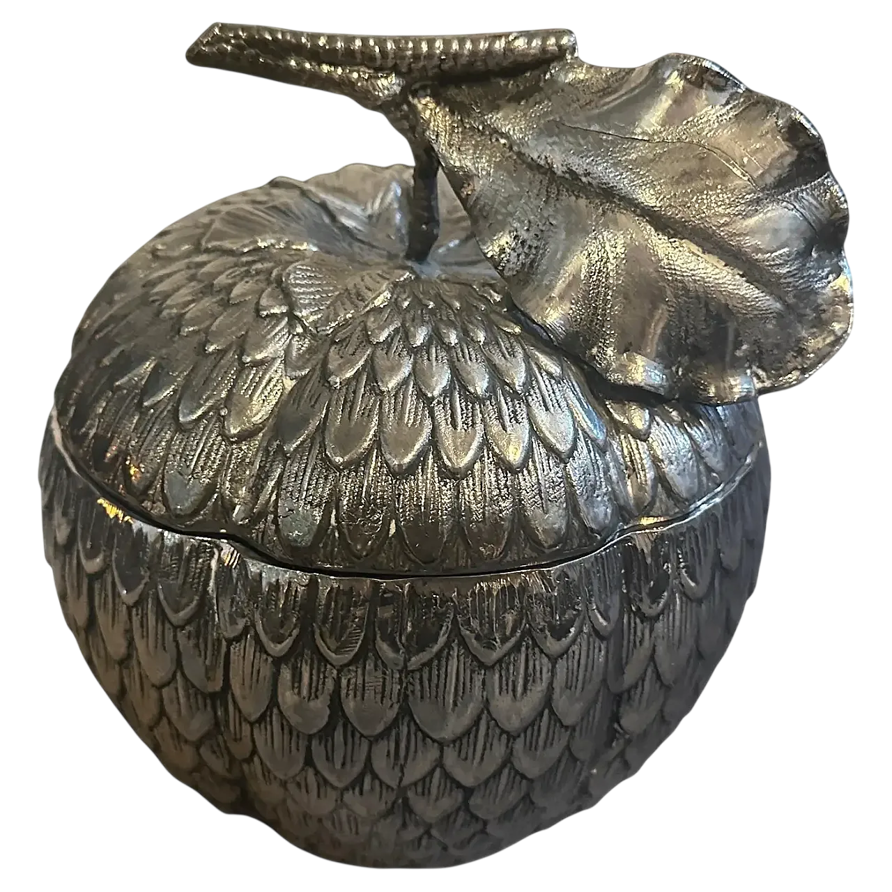 Secchiello per il ghiaccio in peltro di Mauro Manetti, anni '70 13