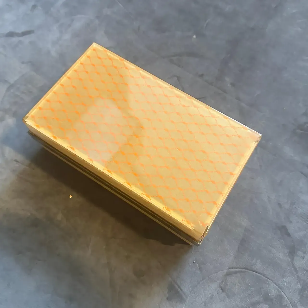 Plexiglass and brass luxury box by Cavinato, 1970s 4