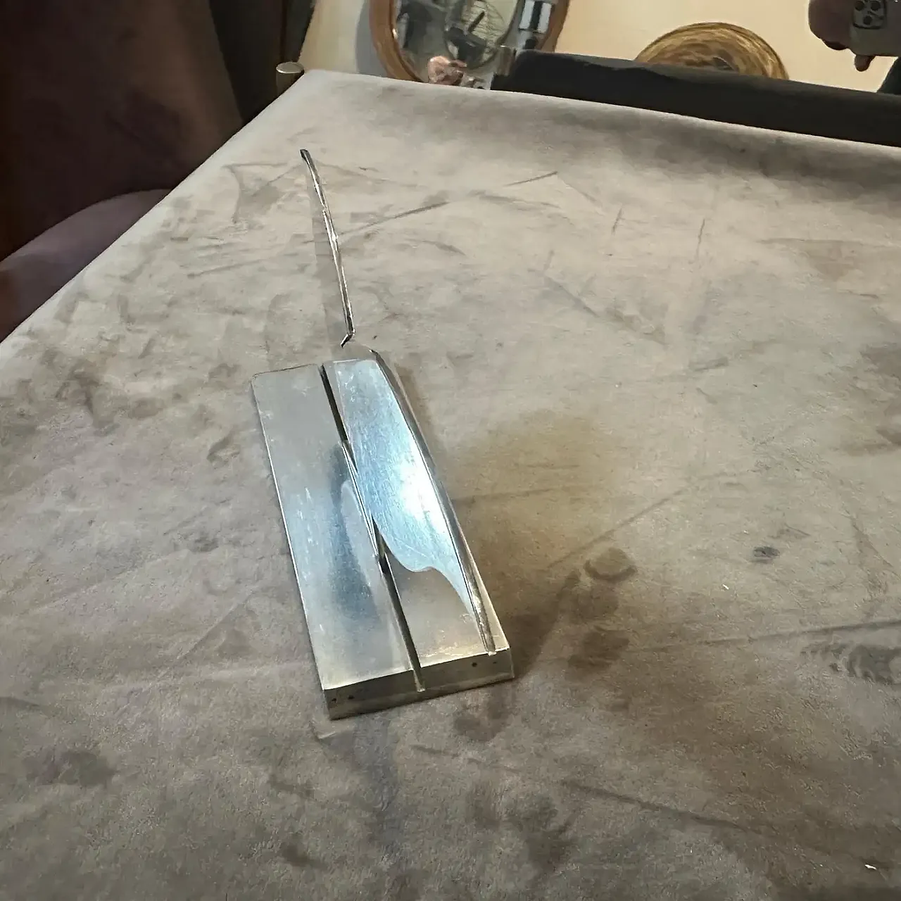 Scultura in argento placcato La Palombella di Lino Sabattini, anni '90 6