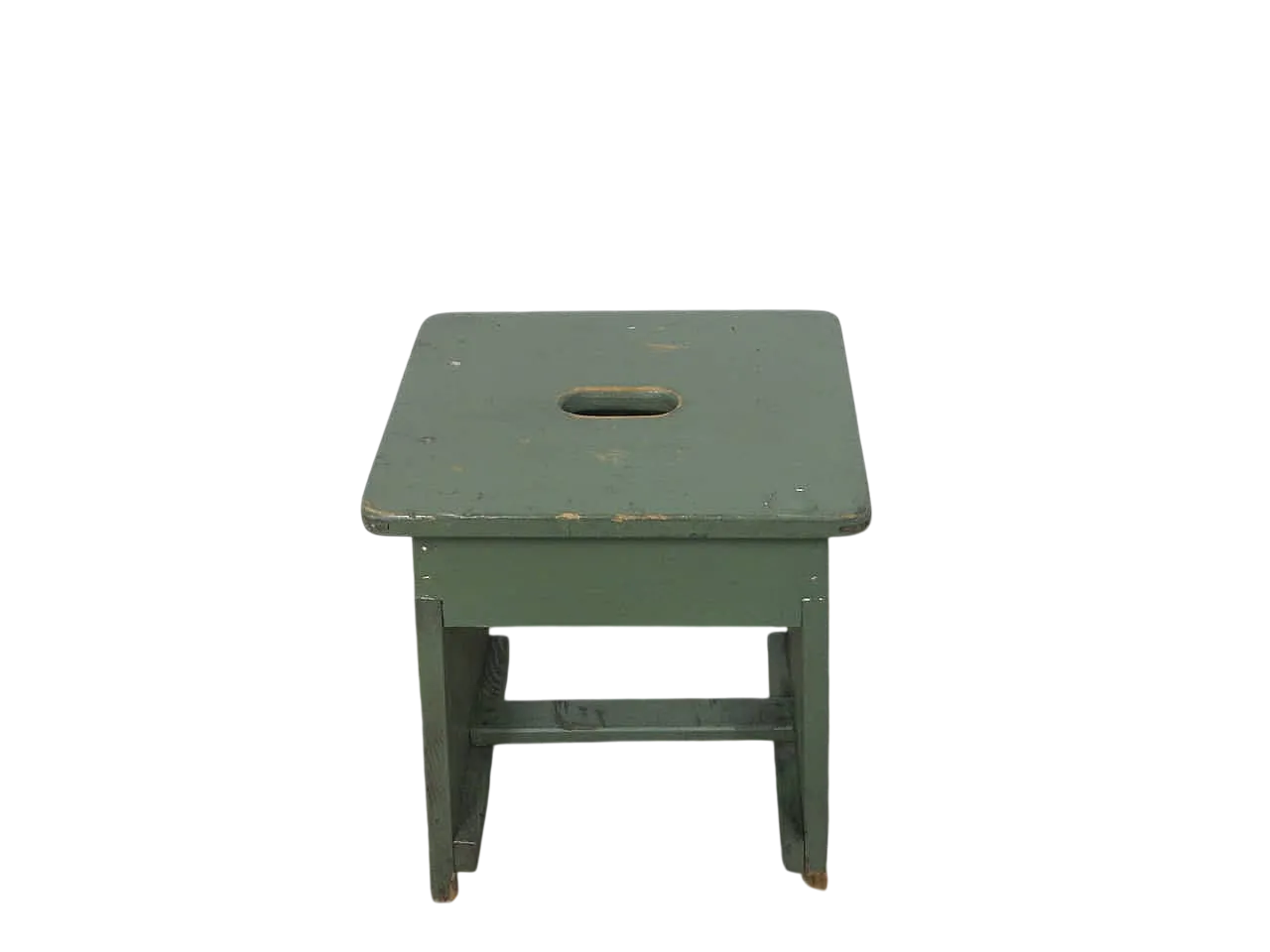 Sgabello di appoggio in legno di abete, 1960 10