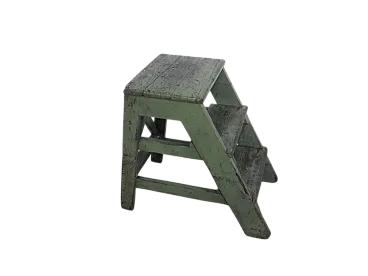 Ladder stool in fir wood 1960