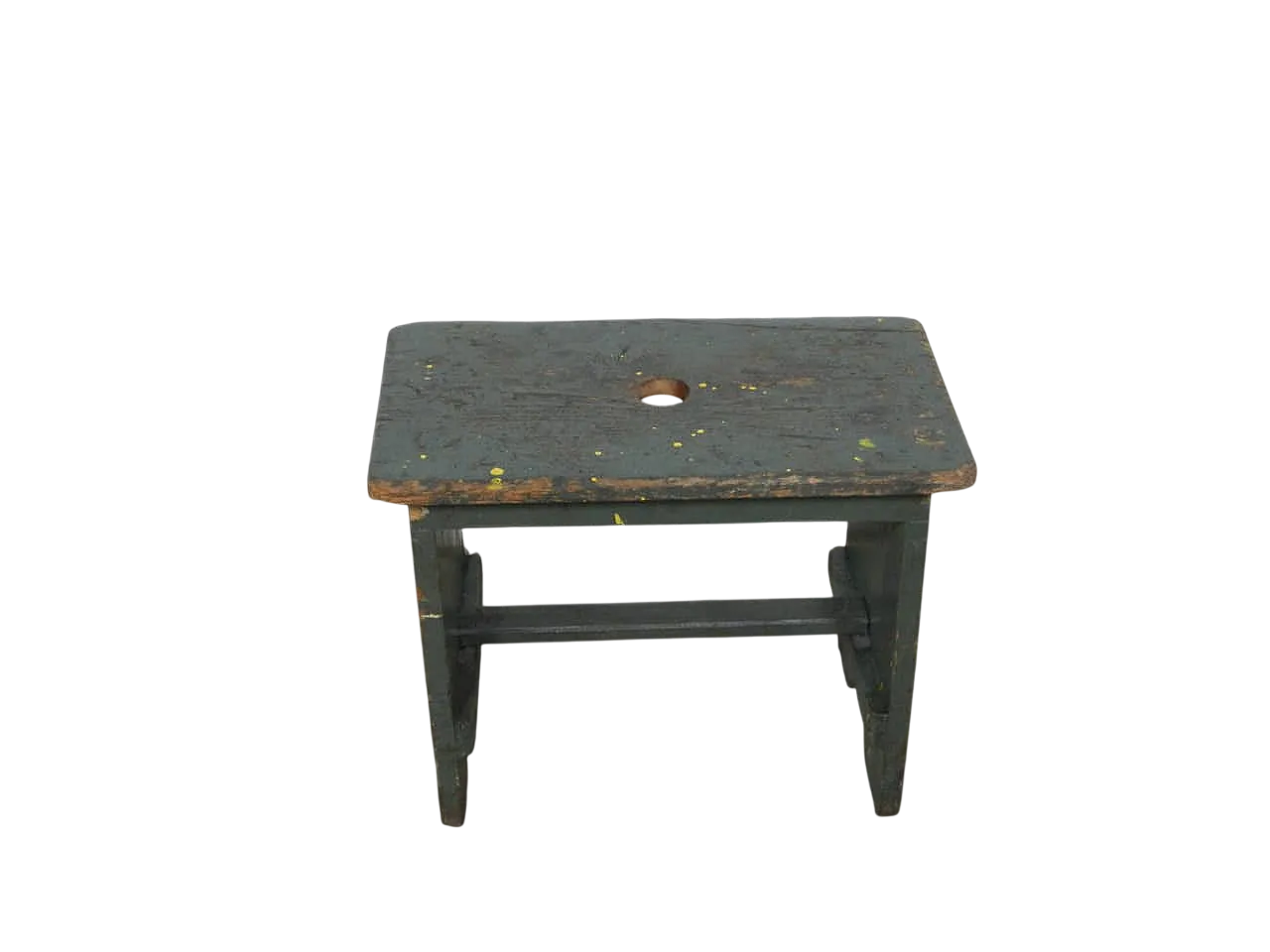 Sgabello di appoggio in legno di abete 1960 10