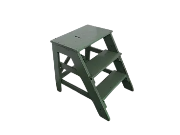 Ladder stool in fir wood 1960