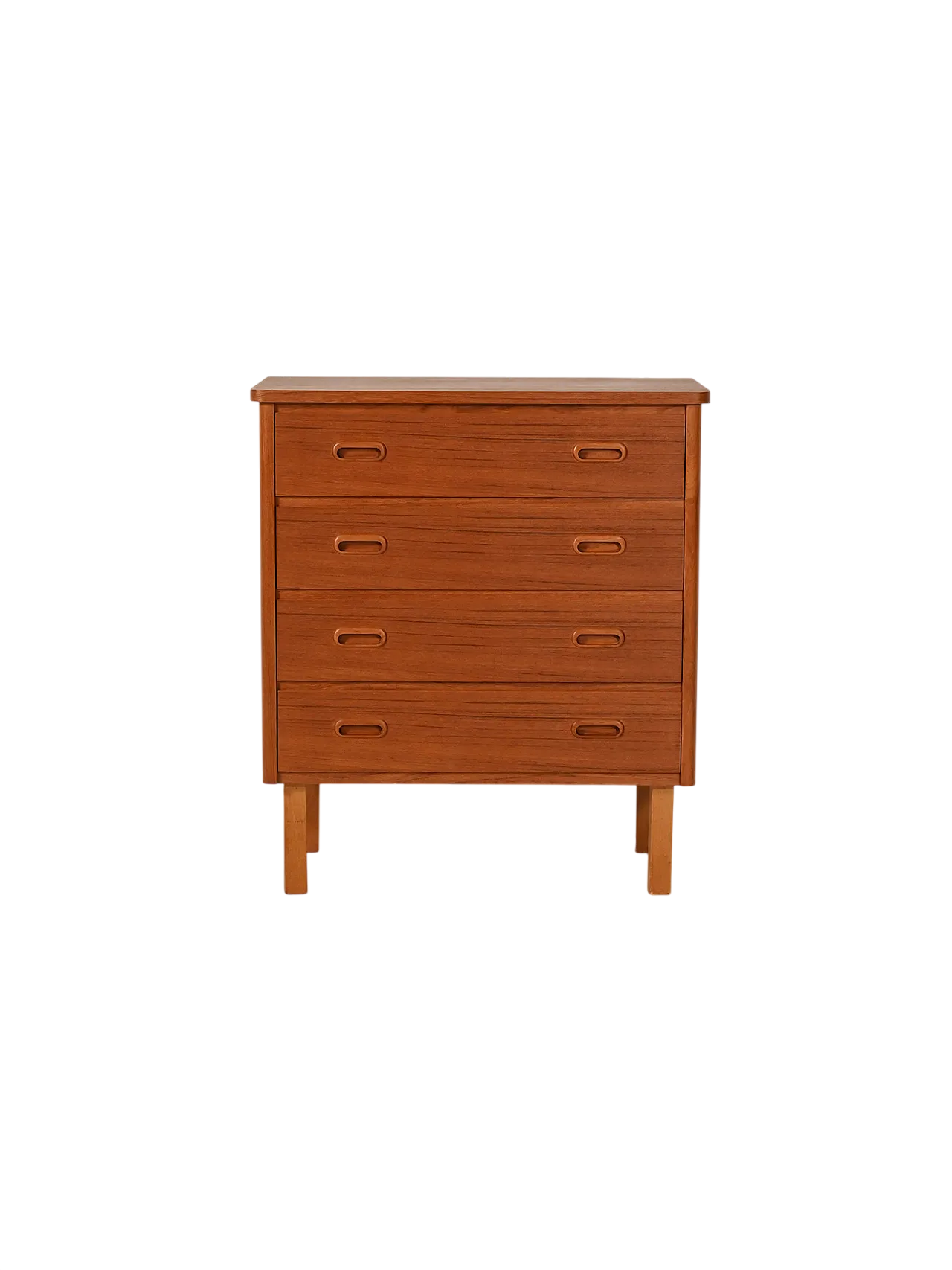 Cassettiera scandinava in teak anni ’60 9