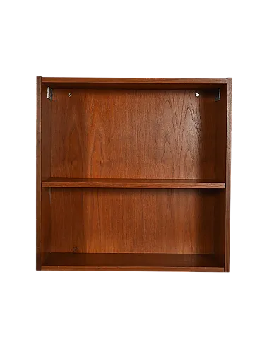 Scaffale a muro in teak scandinavo