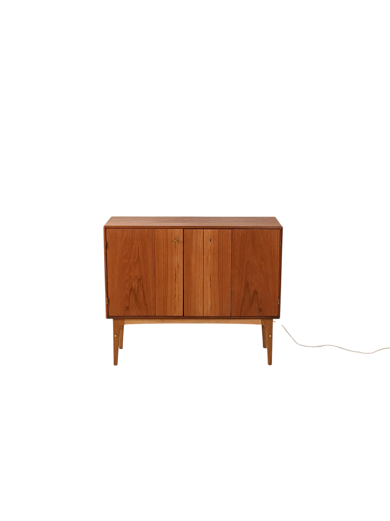 Mobile bar scandinavo in teak, anni ’50 13