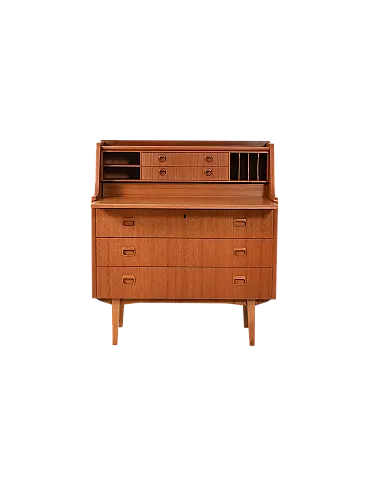 Secrétaire scandinavo anni 60 con piano estraibile