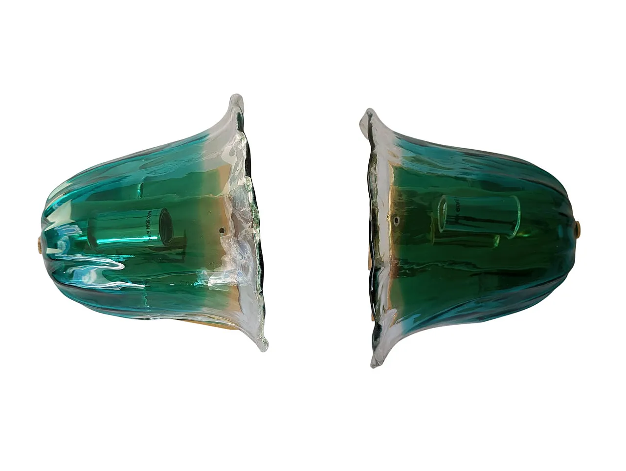 Coppia di appliques in vetro di Murano La Murrina, anni ‘70 1