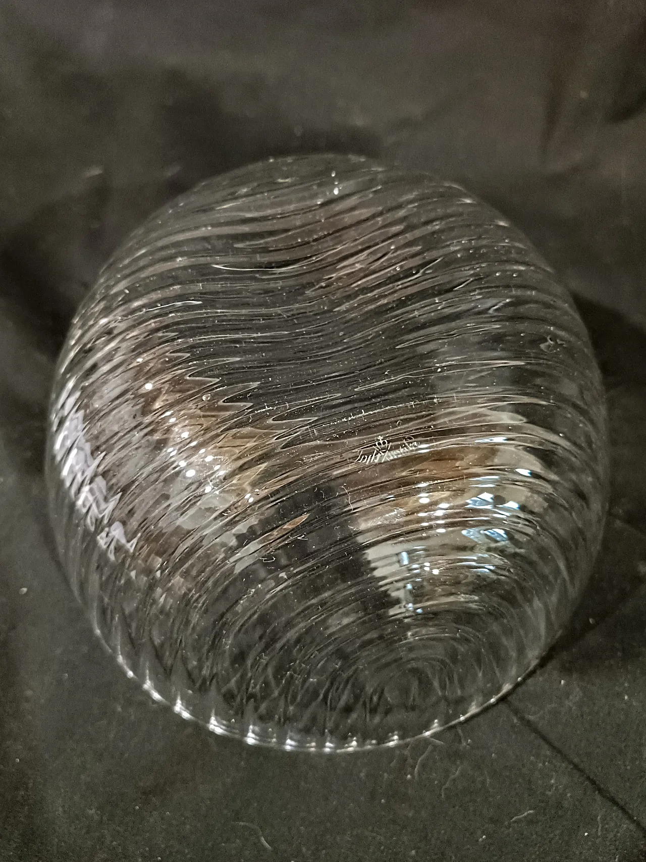 Ciotola Cristallo Decò Baccellata di Rosenthal, anni '70 16