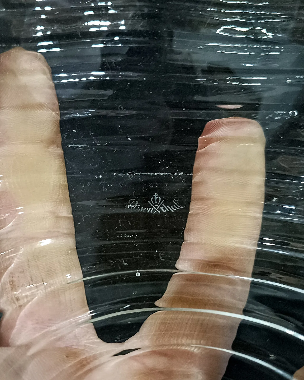 Ciotola Cristallo Decò Baccellata di Rosenthal, anni '70 20