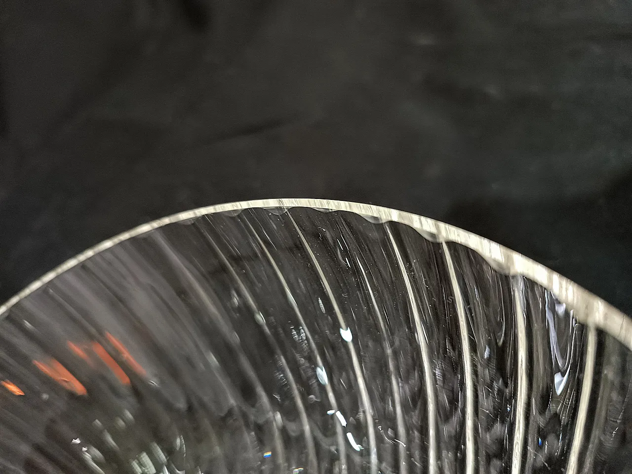 Ciotola Cristallo Decò Baccellata di Rosenthal, anni '70 23