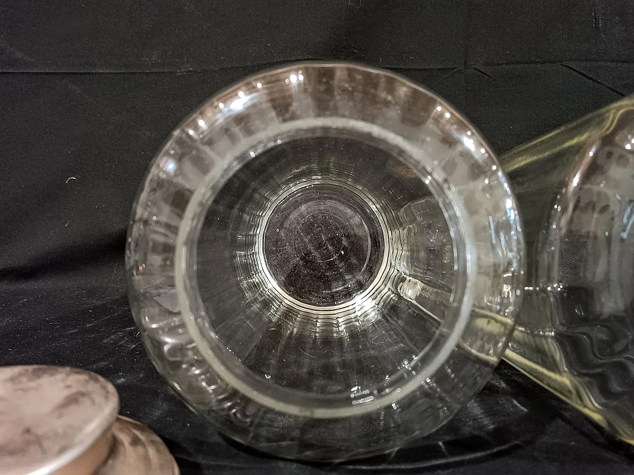 Coppia di vasi in vetro soffiato, anni '40 1