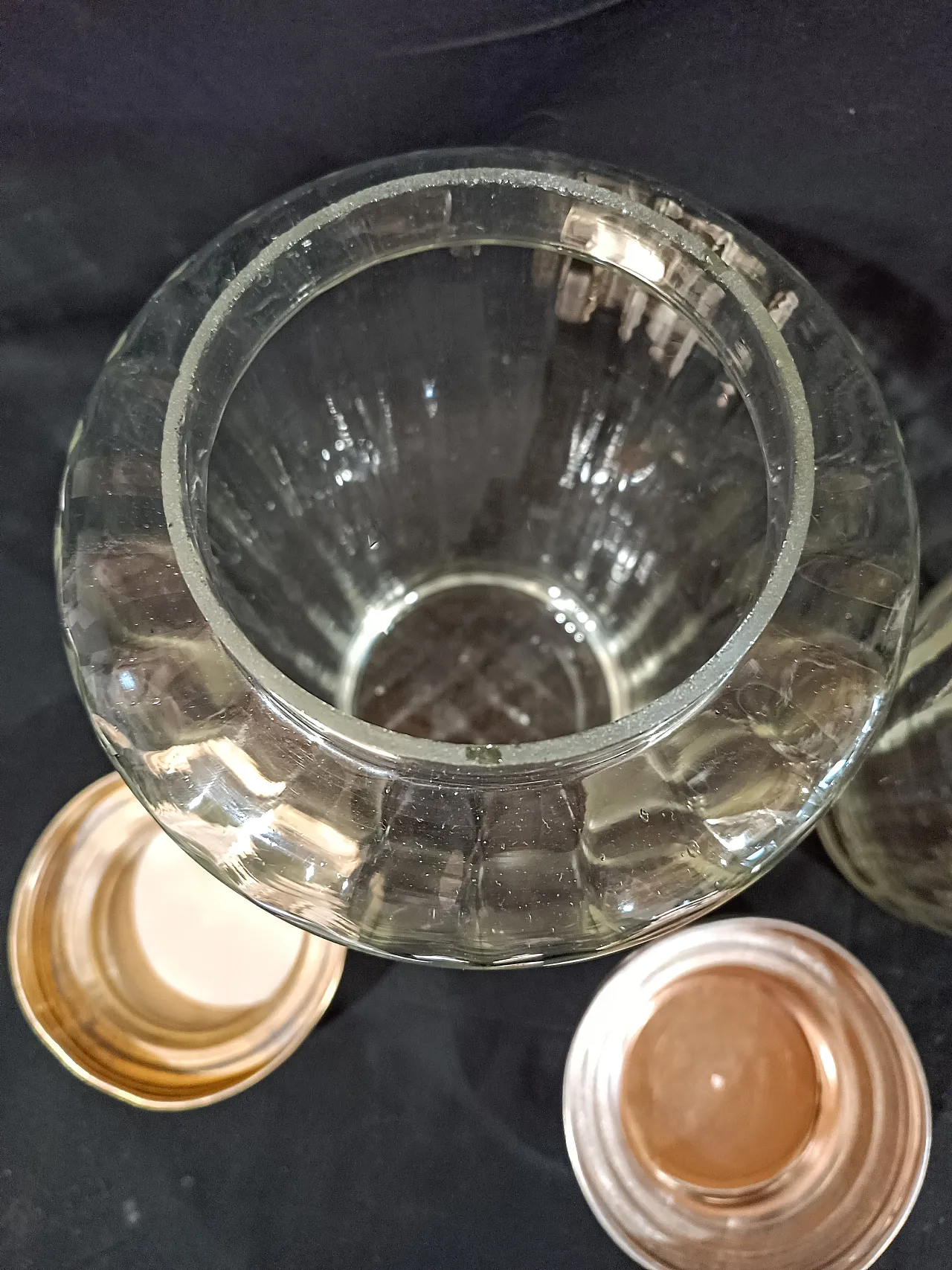 Coppia di vasi in vetro soffiato, anni '40 4