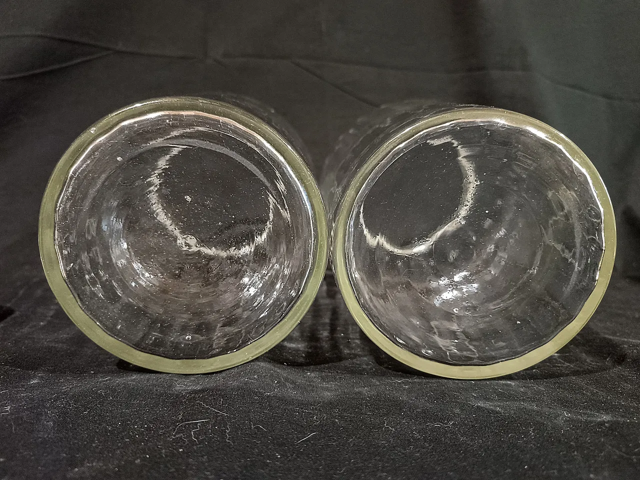 Coppia di vasi in vetro soffiato, anni '40 5