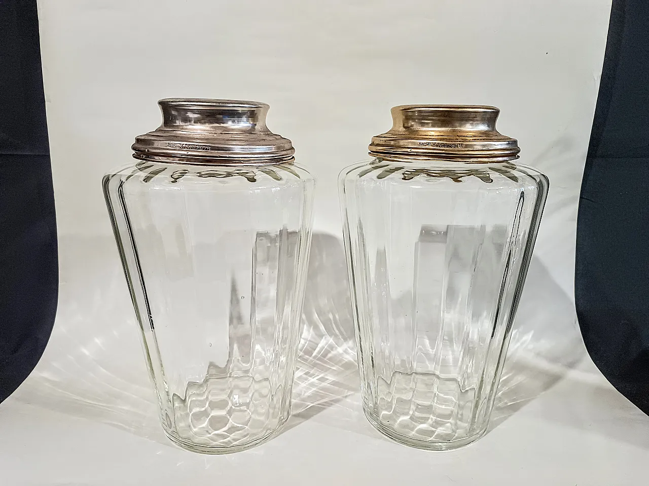 Coppia di vasi in vetro soffiato, anni '40 6