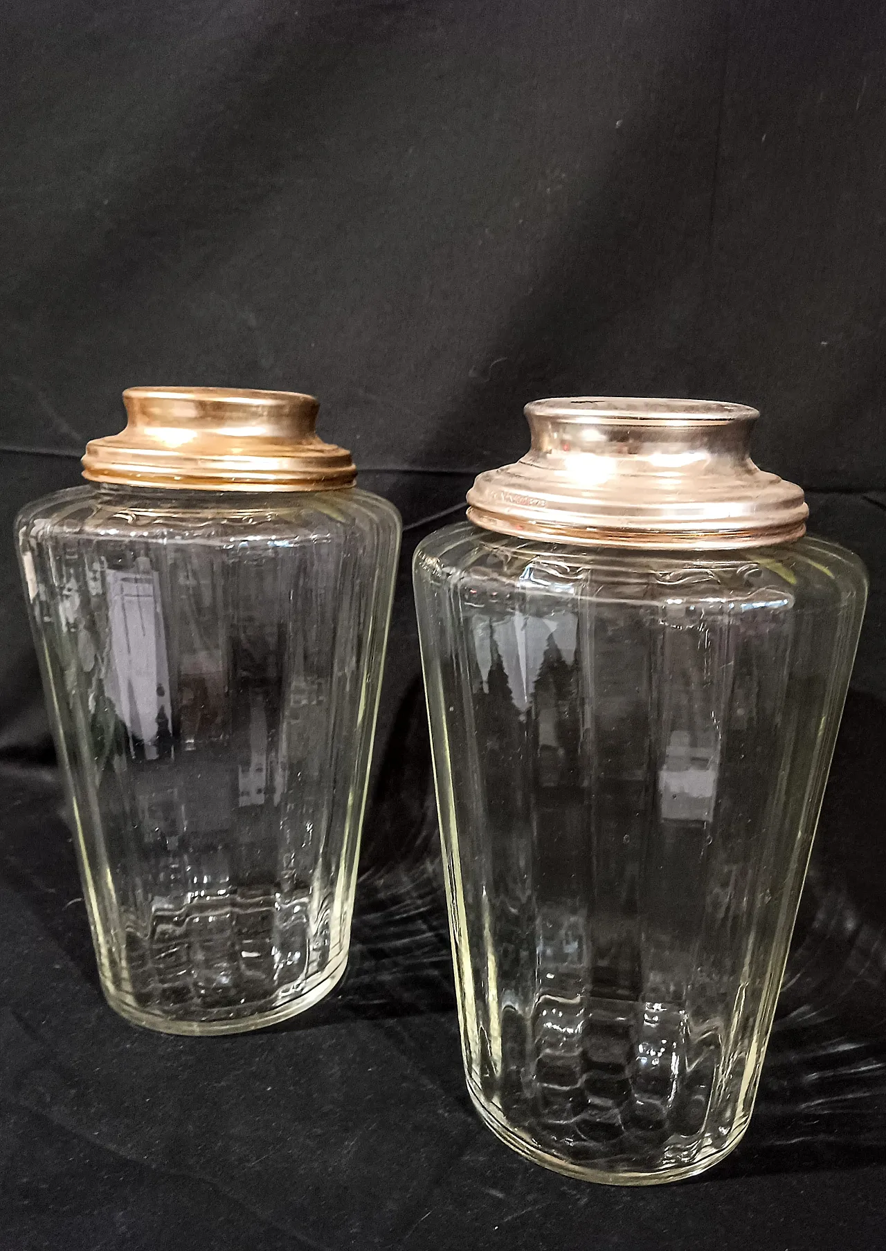 Coppia di vasi in vetro soffiato, anni '40 8