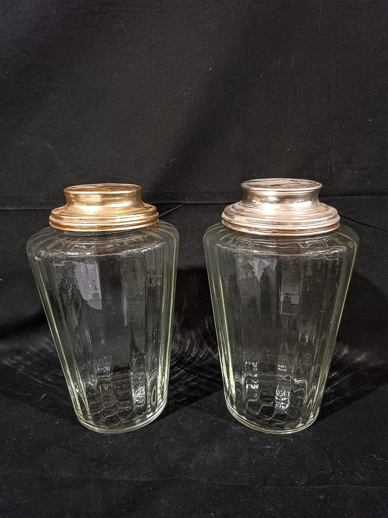 Coppia di vasi in vetro soffiato, anni '40 20