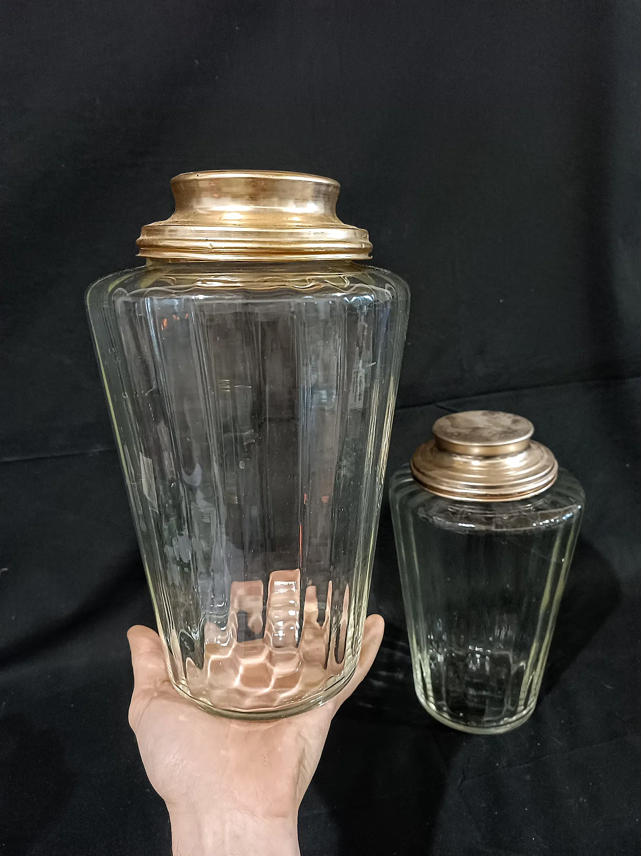 Coppia di vasi in vetro soffiato, anni '40 21