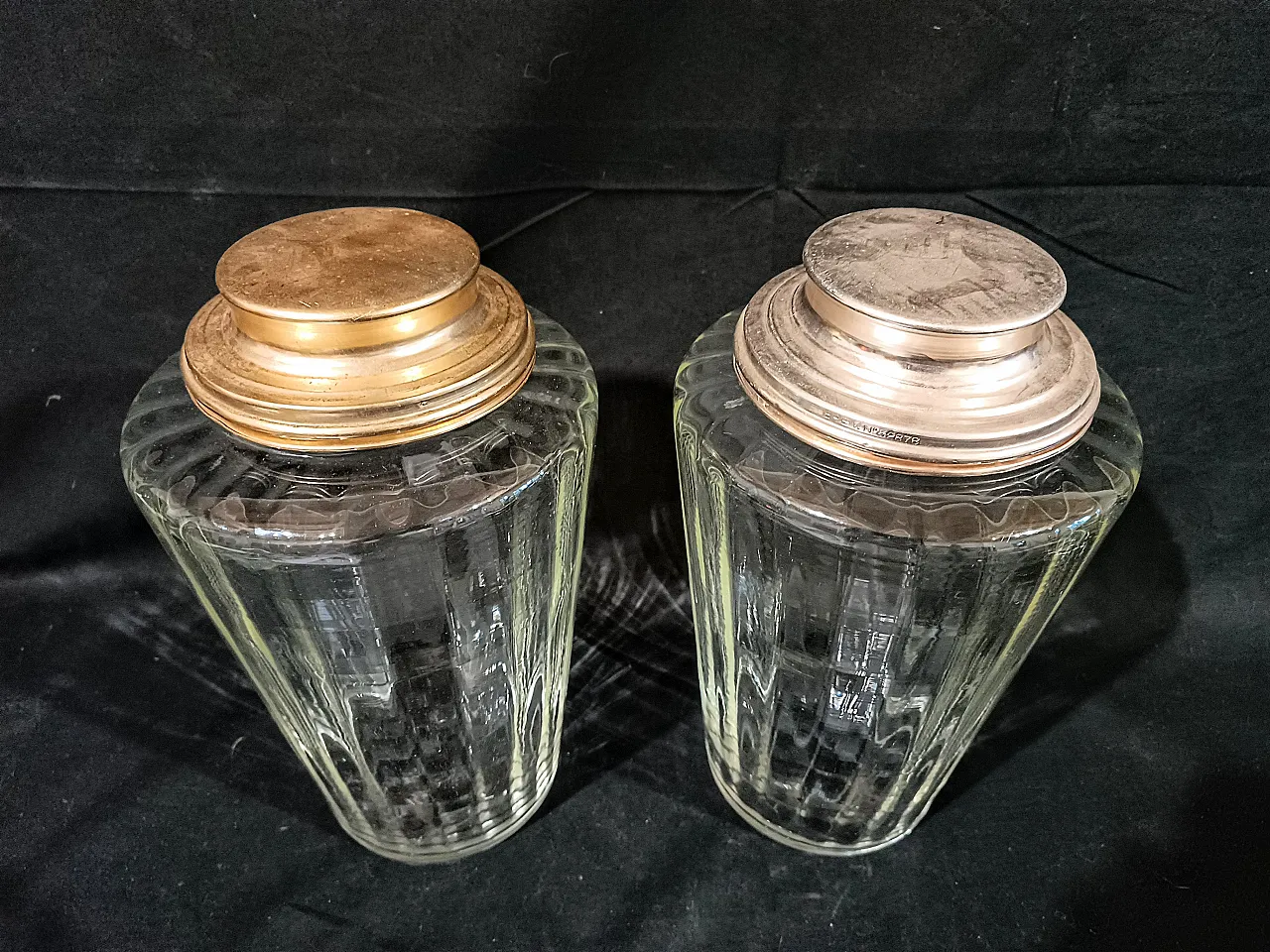 Coppia di vasi in vetro soffiato, anni '40 23