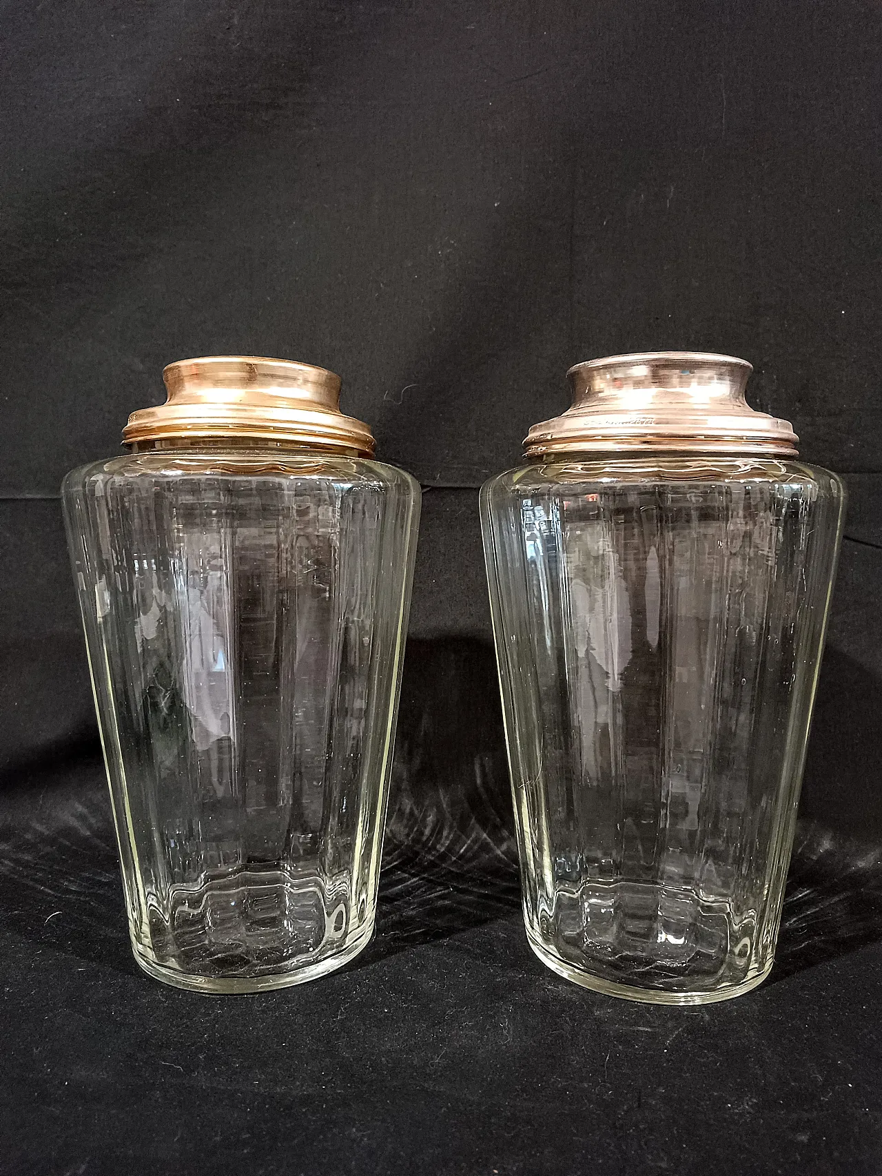 Coppia di vasi in vetro soffiato, anni '40 25