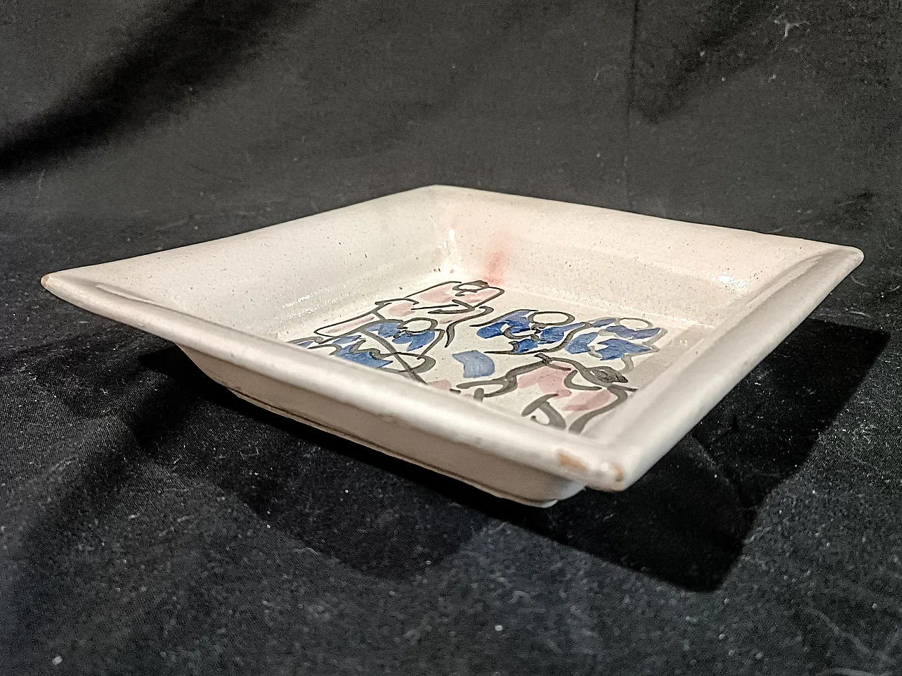 Ceramica dipinta a mano firmata di Sandro Negri, anni '80 5