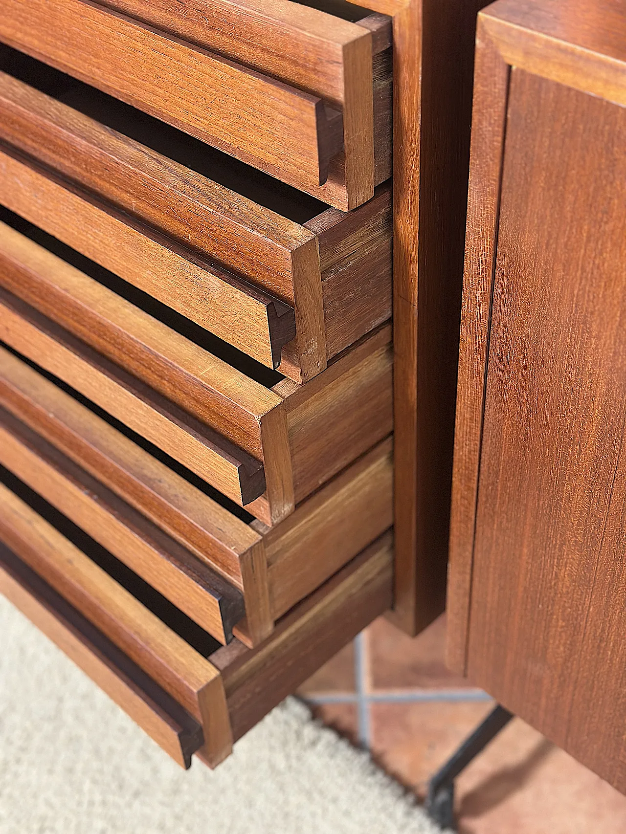 Double-sided bookcase, 1960s 2