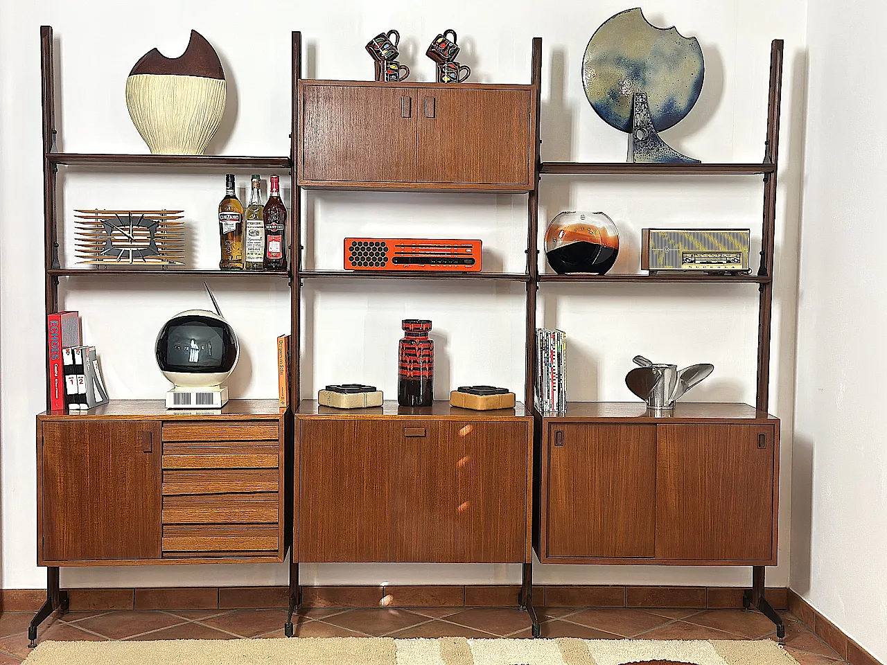 Double-sided bookcase, 1960s 14
