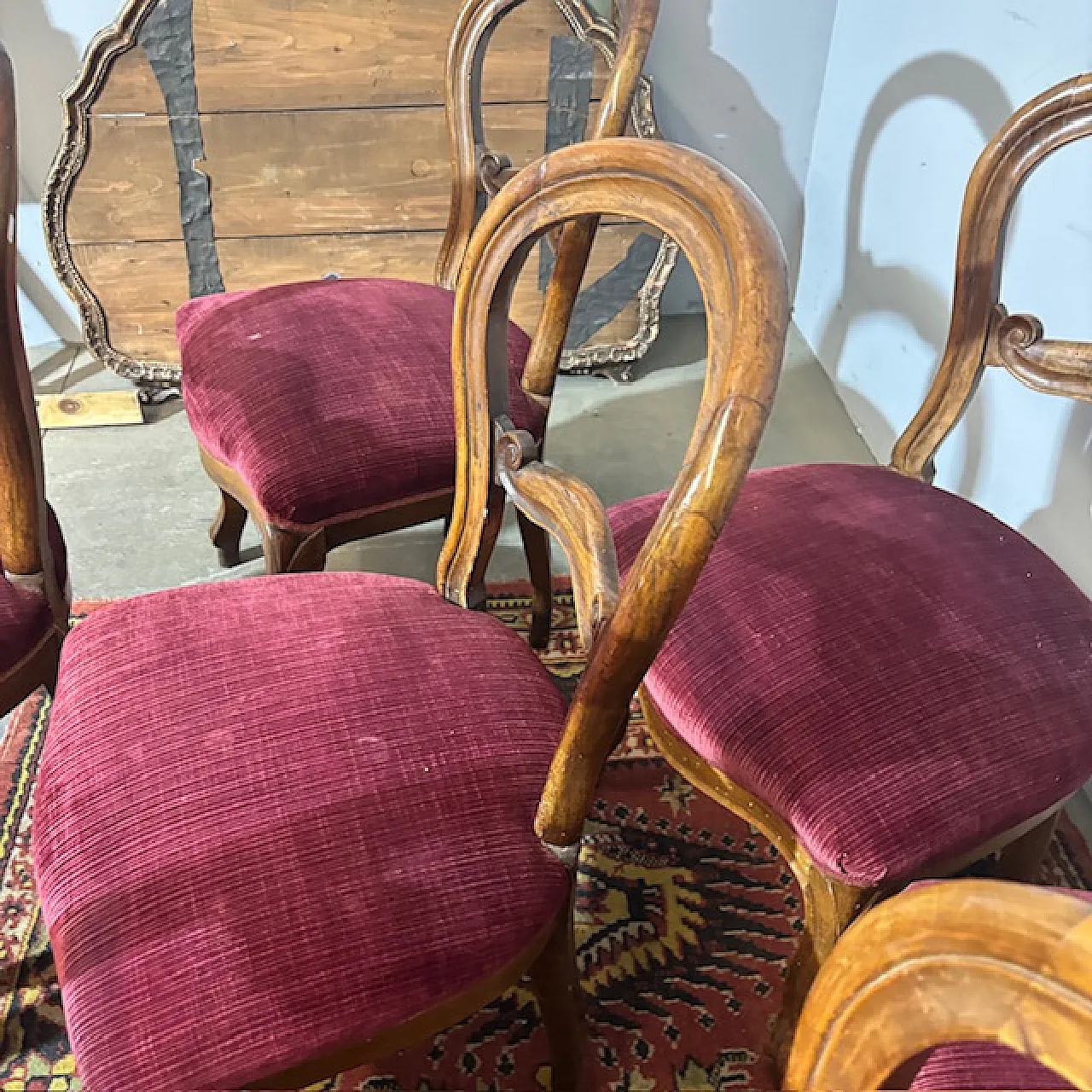10 sedie Luigi Filippo, metà '800 7