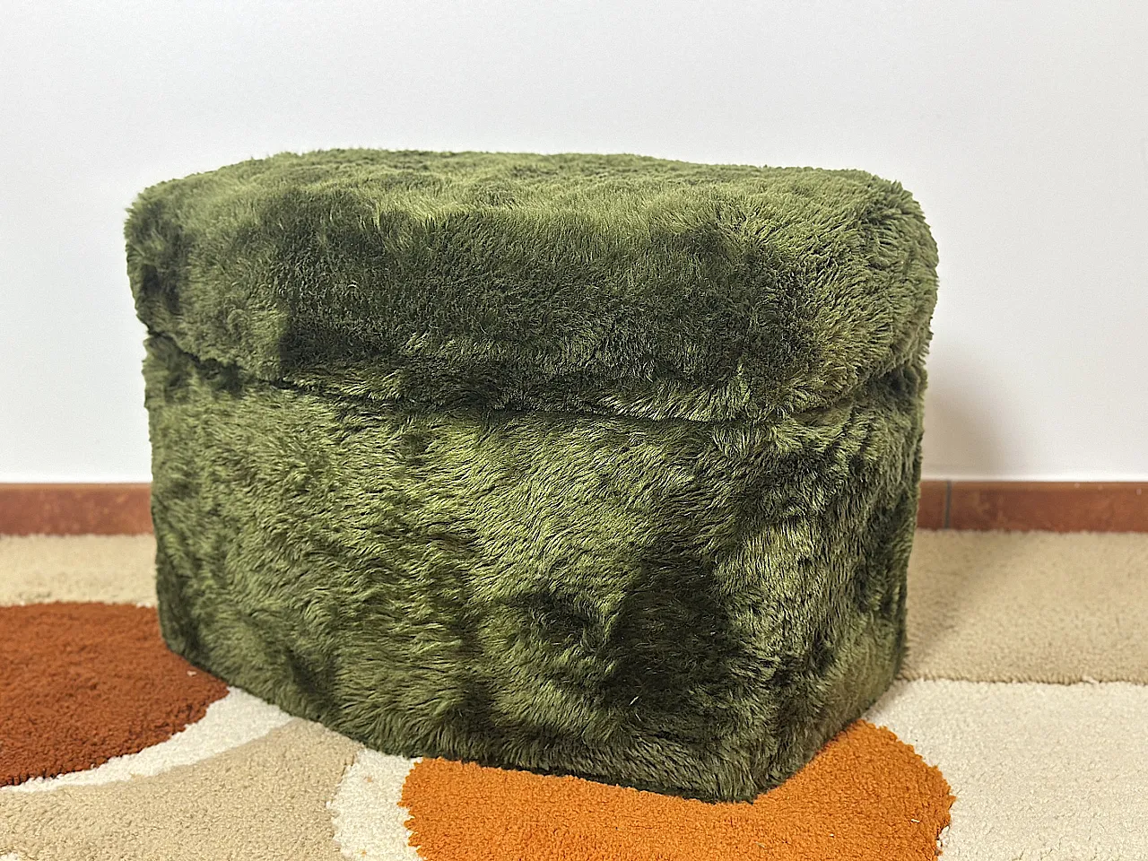 Pouf multifunctional stool, 70s 1