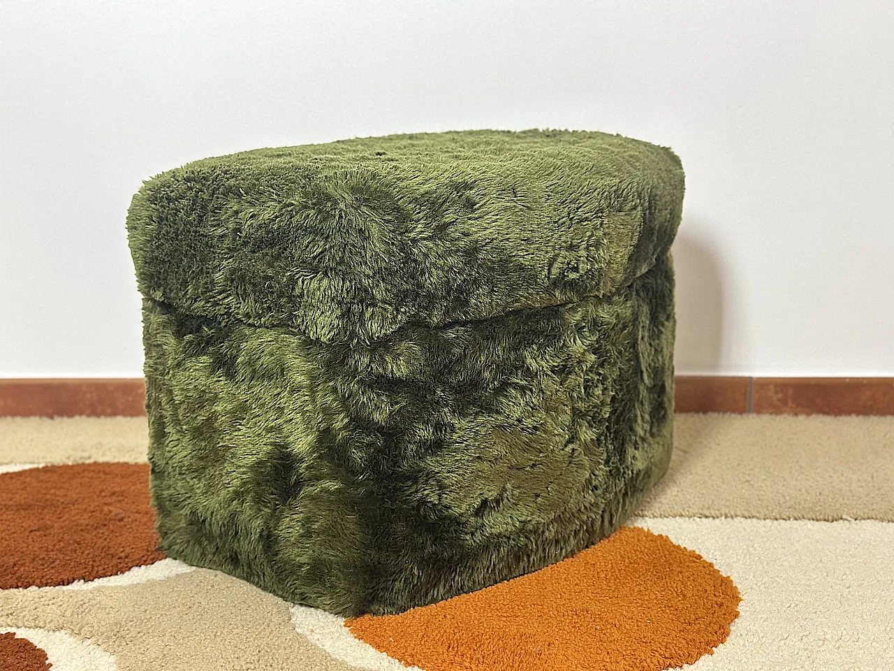 Pouf multifunctional stool, 70s 4