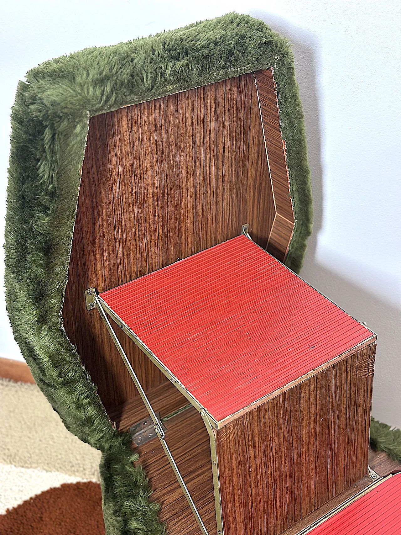 Pouf multifunctional stool, 70s 6