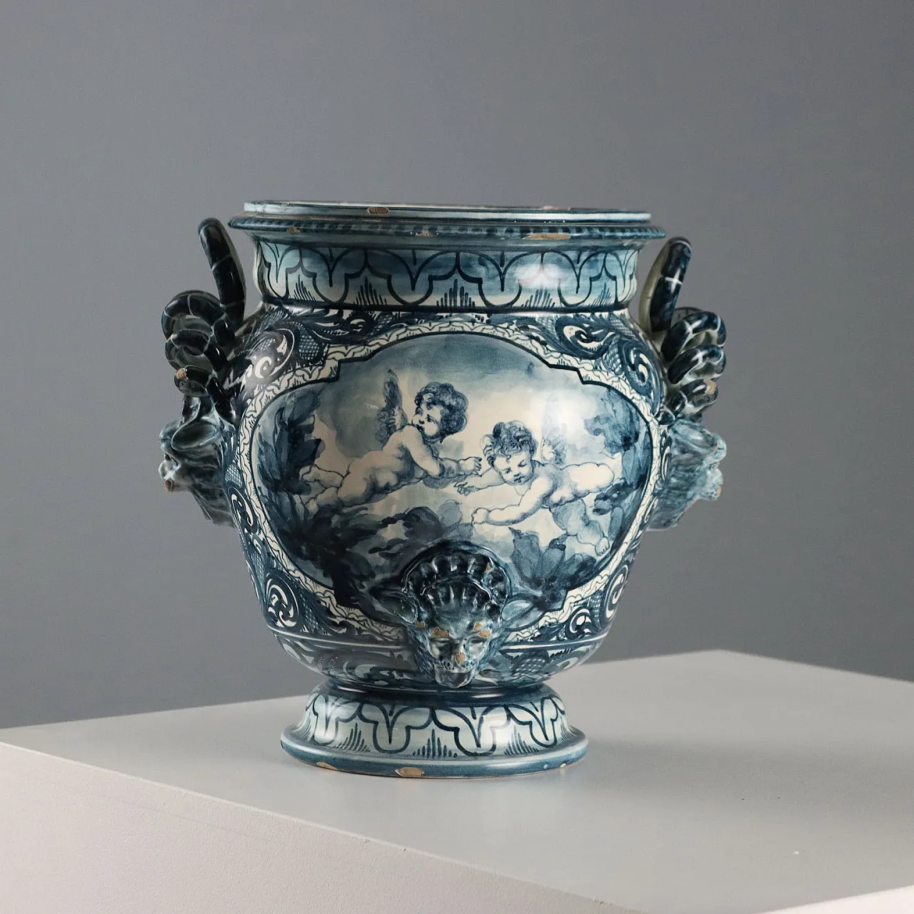 Jar in majolica, Manifattura Spica Albisola, 1930s 1
